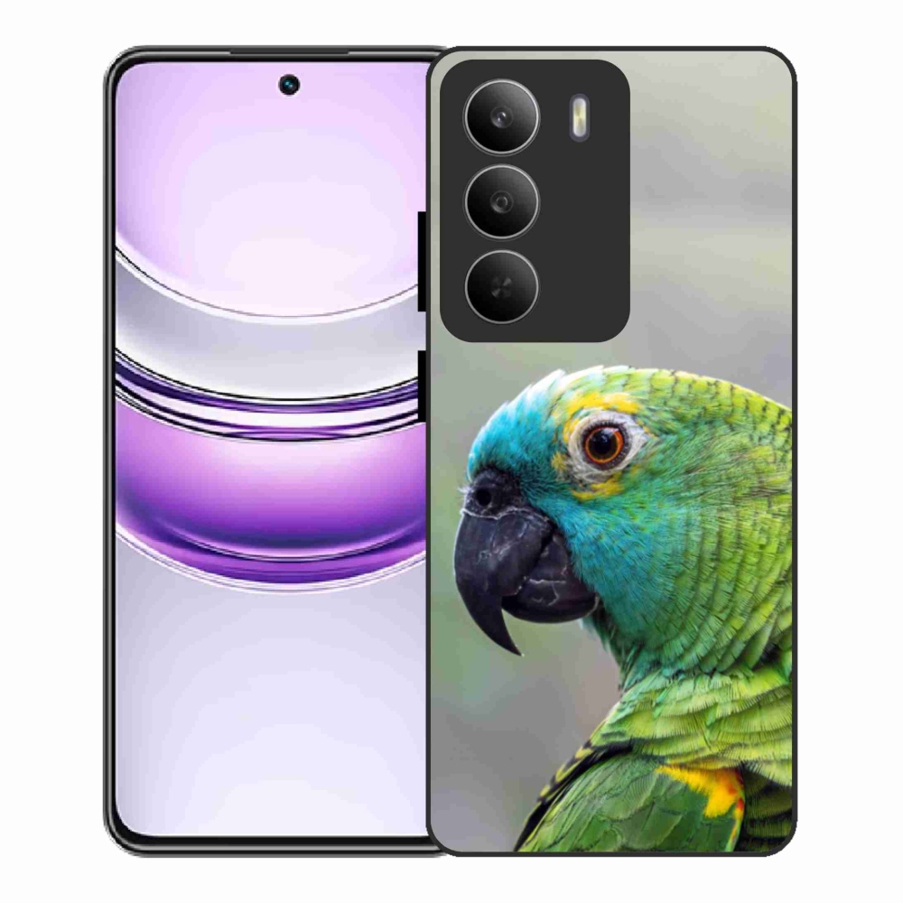 Gélový kryt mmCase na Realme 14x 5G - papagáj amazoňan