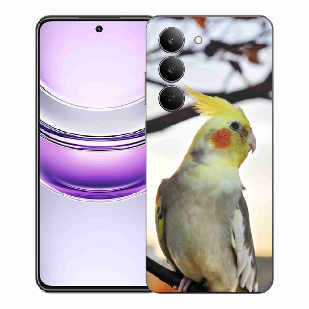 Gélový kryt mmCase na Realme 14x 5G - papagáj korela