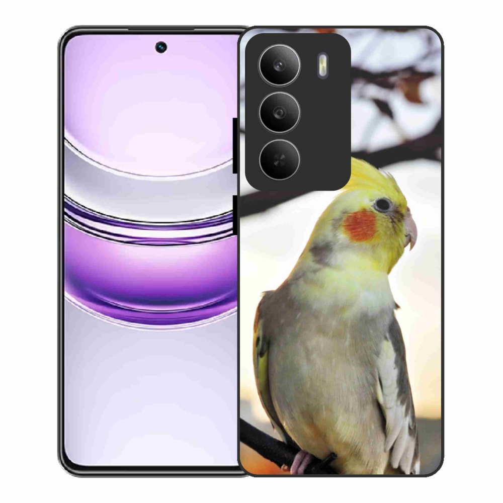 Gélový kryt mmCase na Realme 14x 5G - papagáj korela