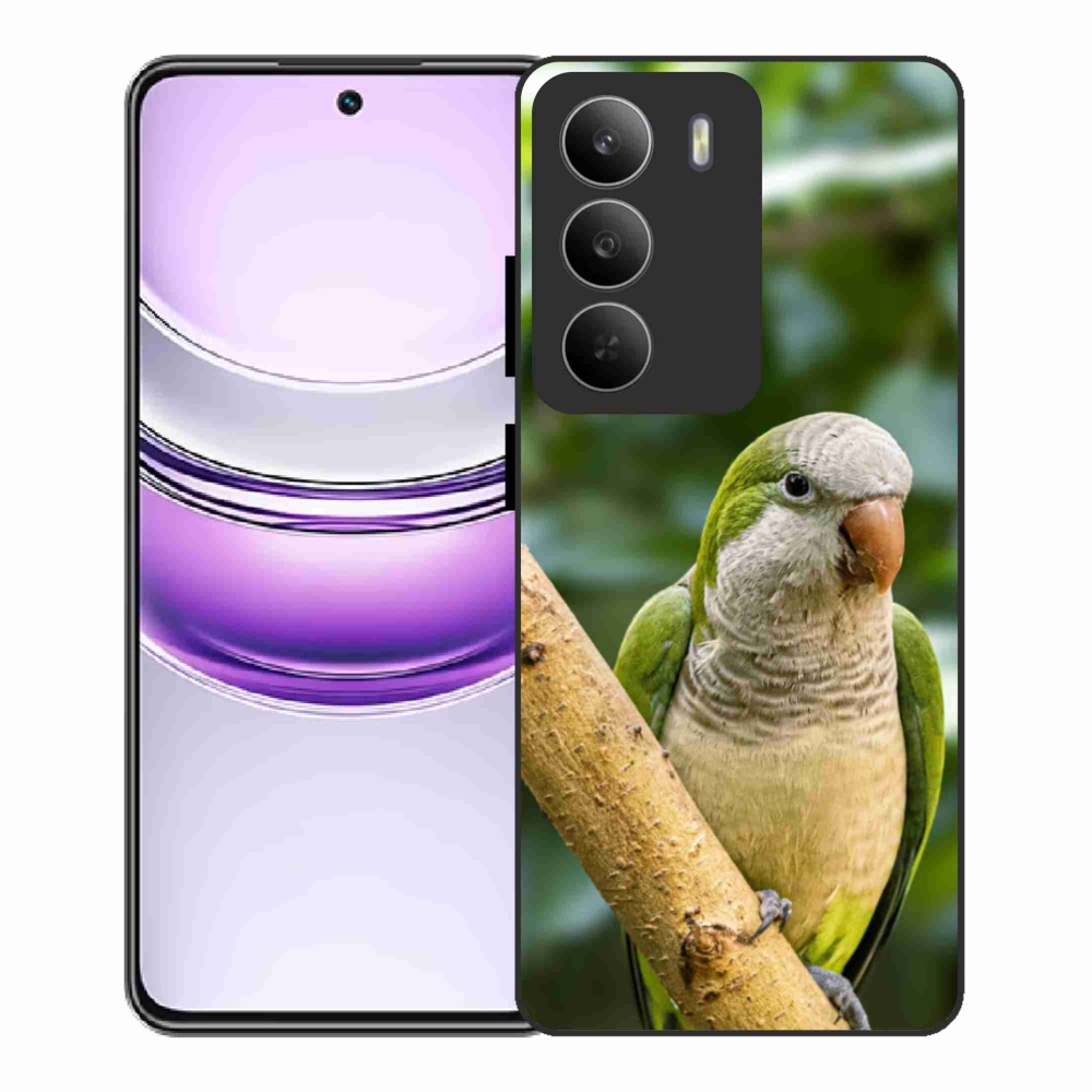 Gélový kryt mmCase na Realme 14x 5G - papagáj mníšok