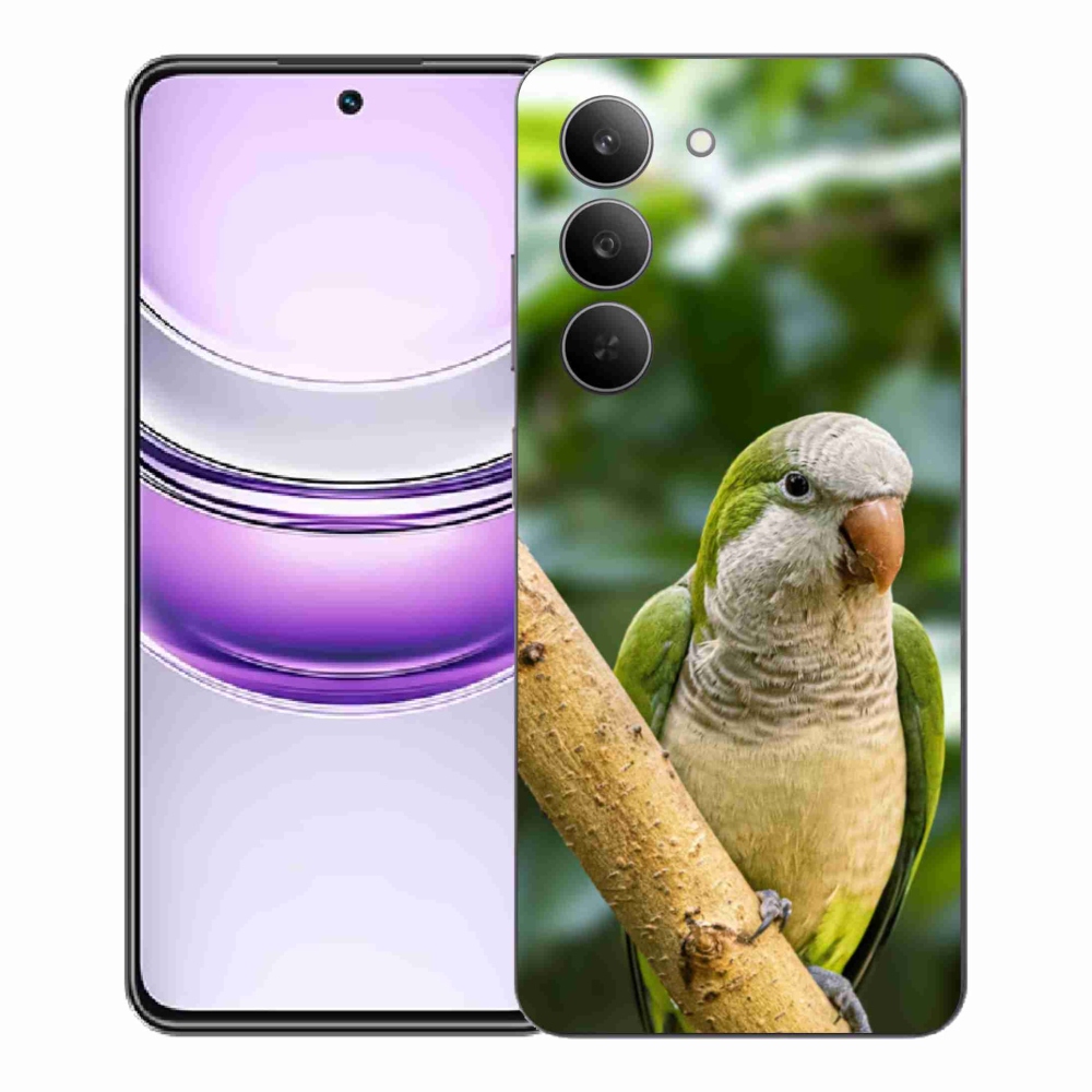 Gélový kryt mmCase na Realme 14x 5G - papagáj mníšok