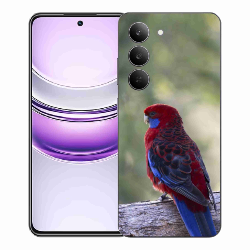 Gélový kryt mmCase na Realme 14x 5G - papagáj rosela