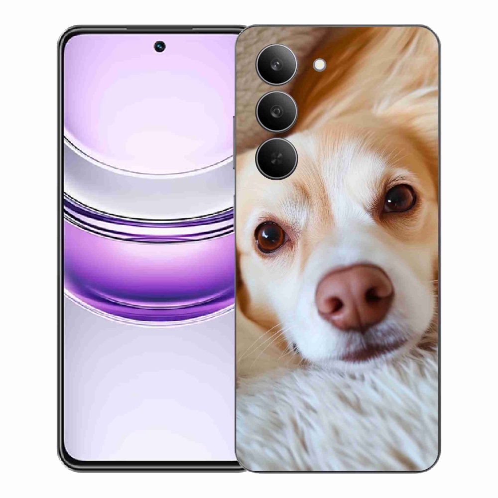 Gélový kryt mmCase na Realme 14x 5G - Roztomilá čivava