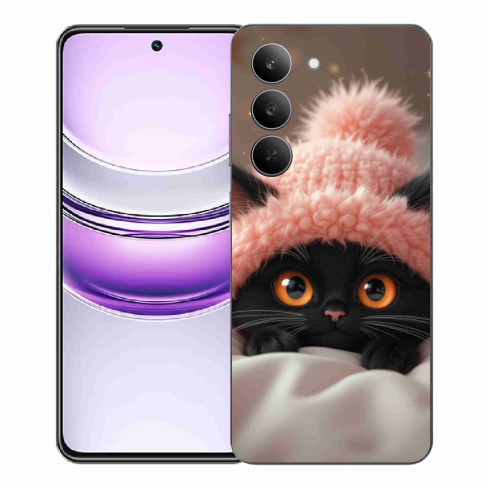 Gélový kryt mmCase na Realme 14x 5G - roztomilé mačiatko 7