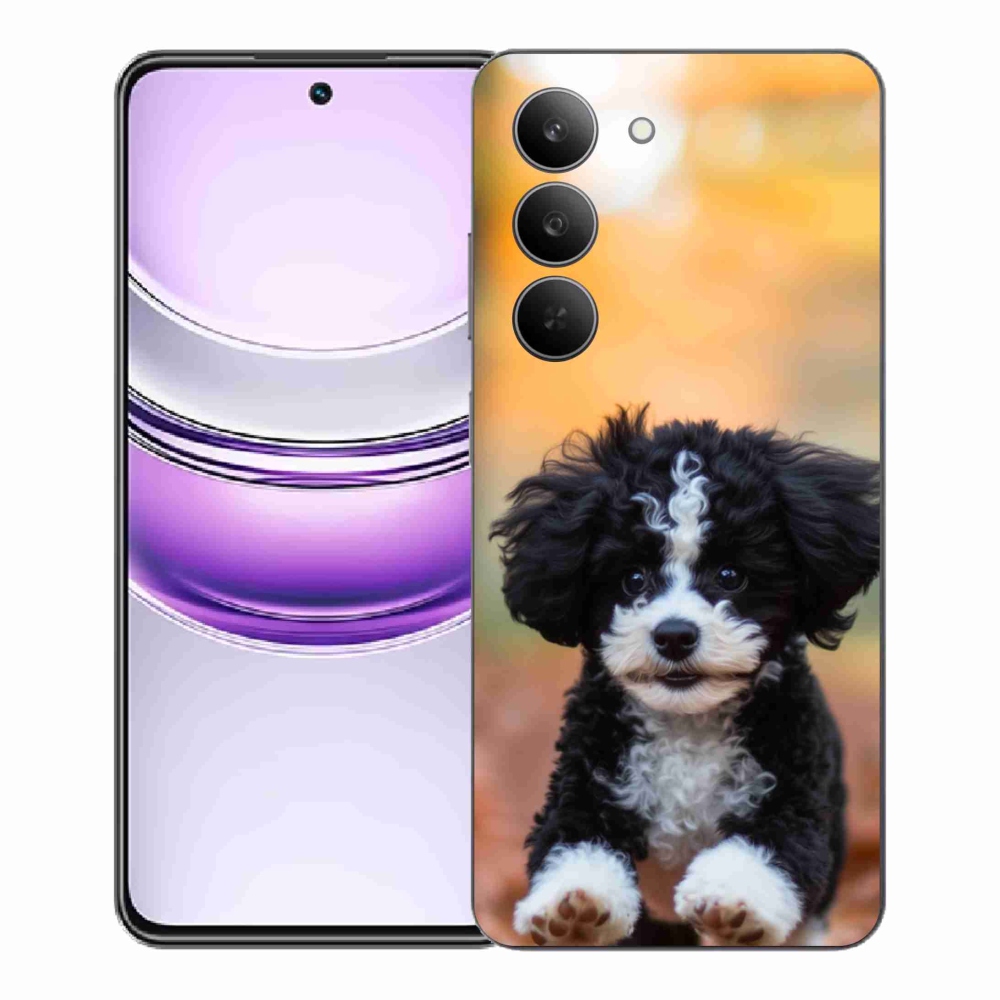 Gélový kryt mmCase na Realme 14x 5G - roztomilé šteňa 2