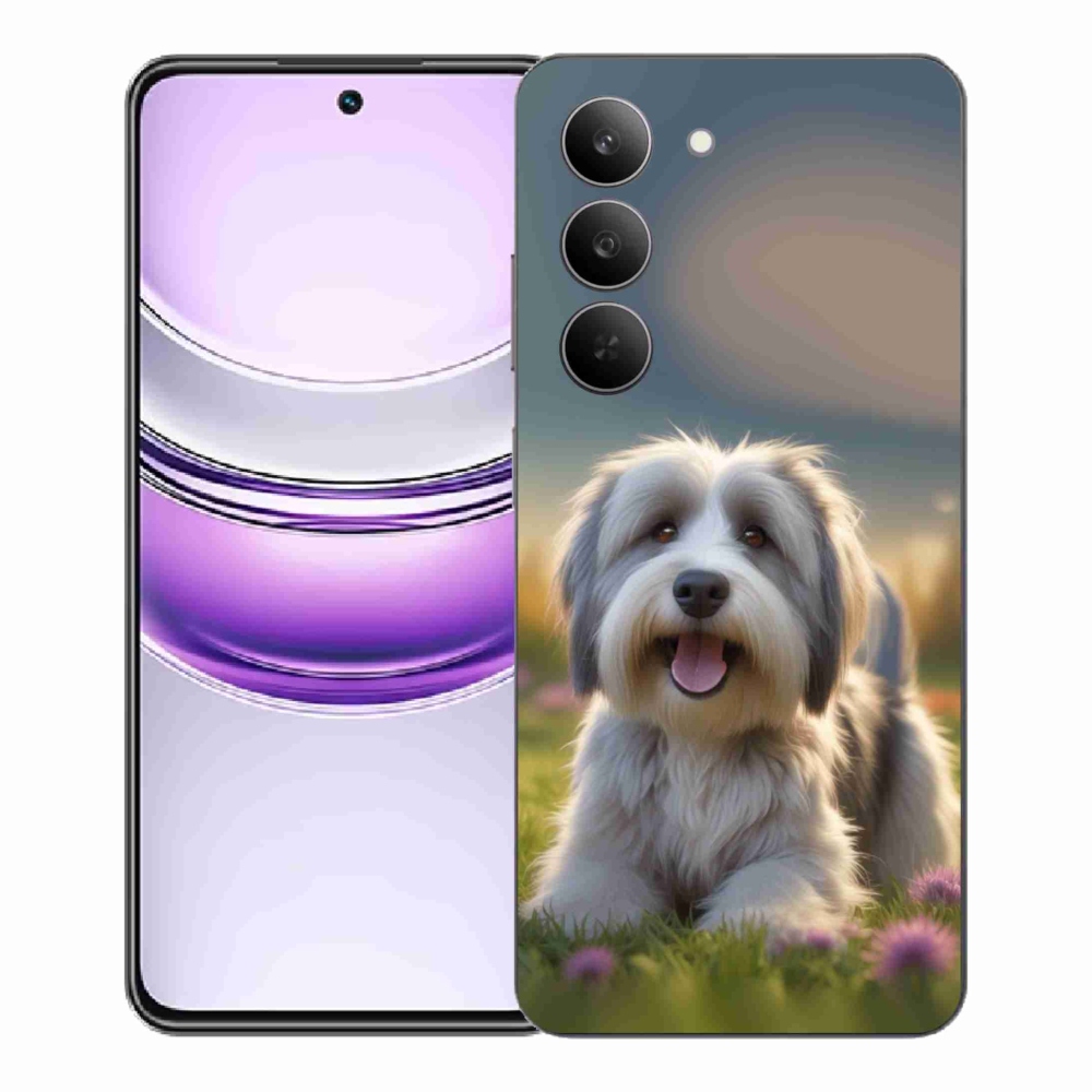 Gélový kryt mmCase na Realme 14x 5G - roztomilý havanský psík