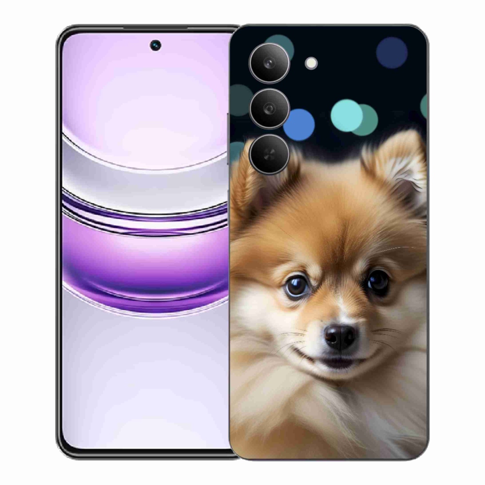 Gélový kryt mmCase na Realme 14x 5G - roztomilý pomeranian