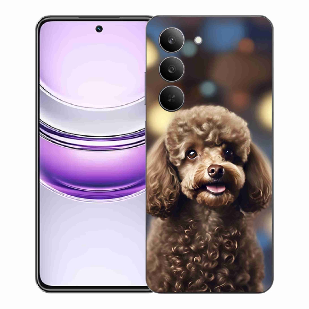 Gélový kryt mmCase na Realme 14x 5G - roztomilý pudel