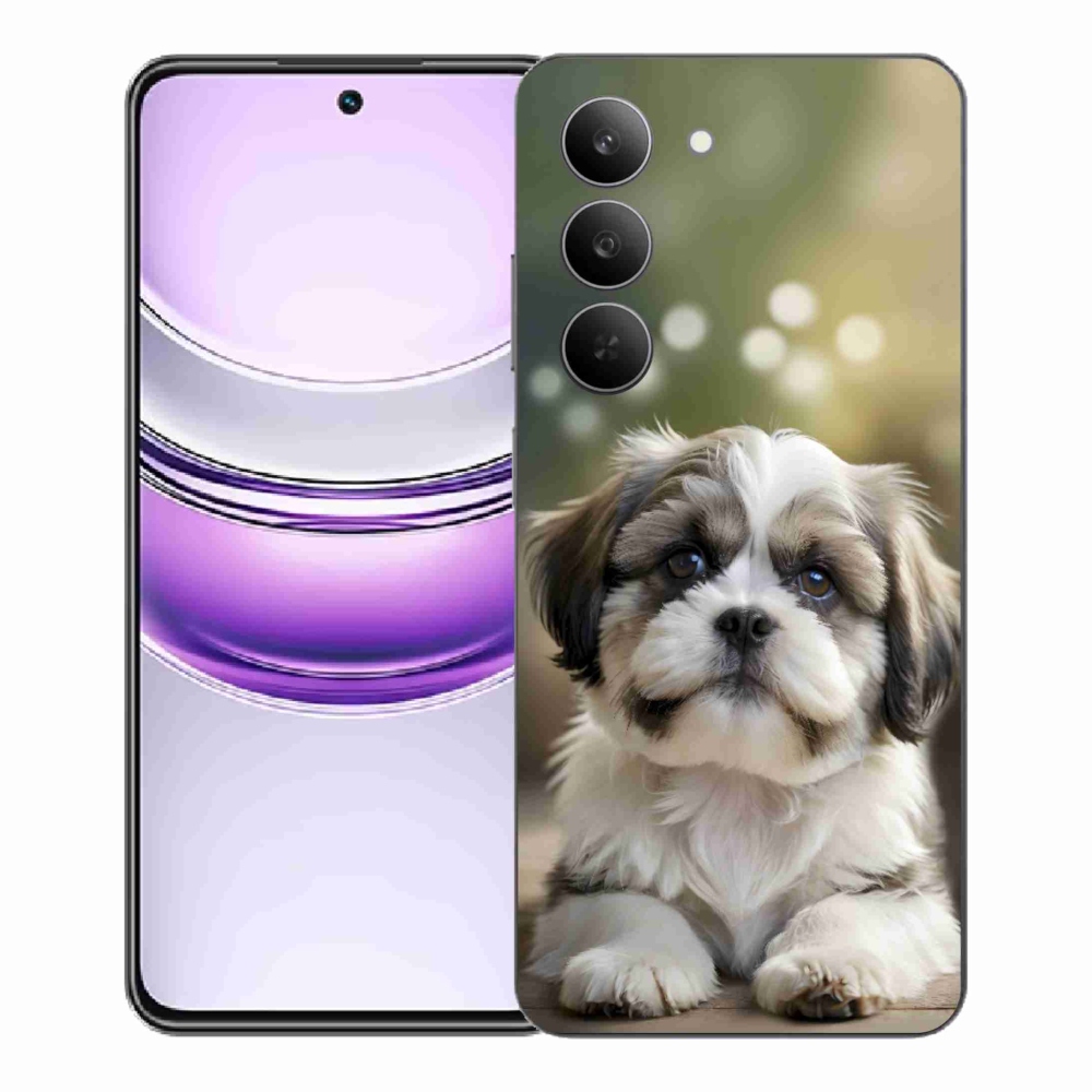 Gélový kryt mmCase na Realme 14x 5G - roztomilý shih-tzu