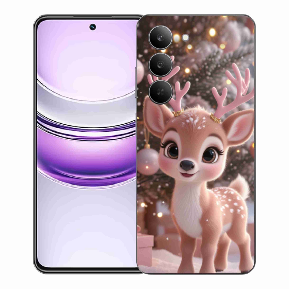Gélový kryt mmCase na Realme 14x 5G - roztomilý sob