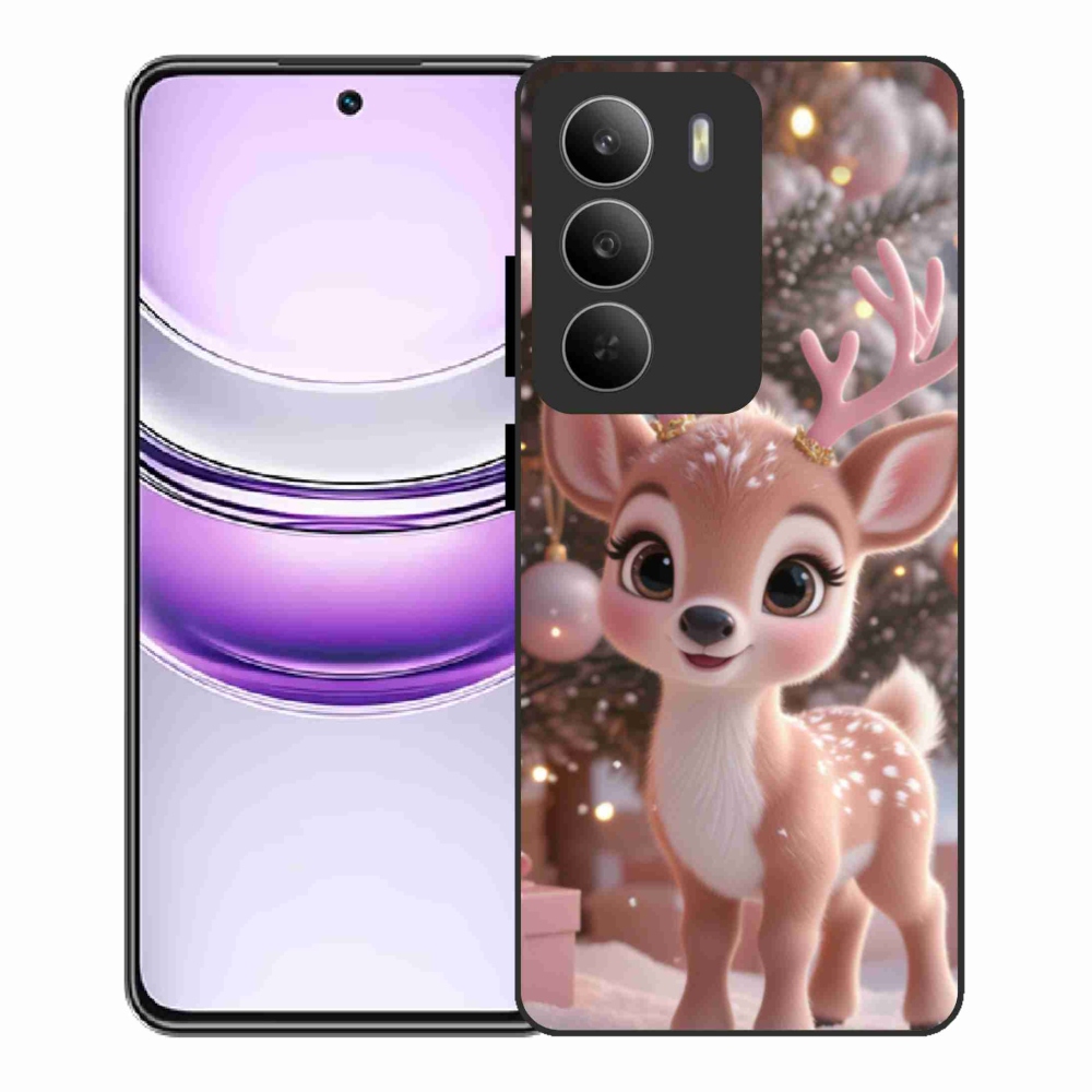 Gélový kryt mmCase na Realme 14x 5G - roztomilý sob