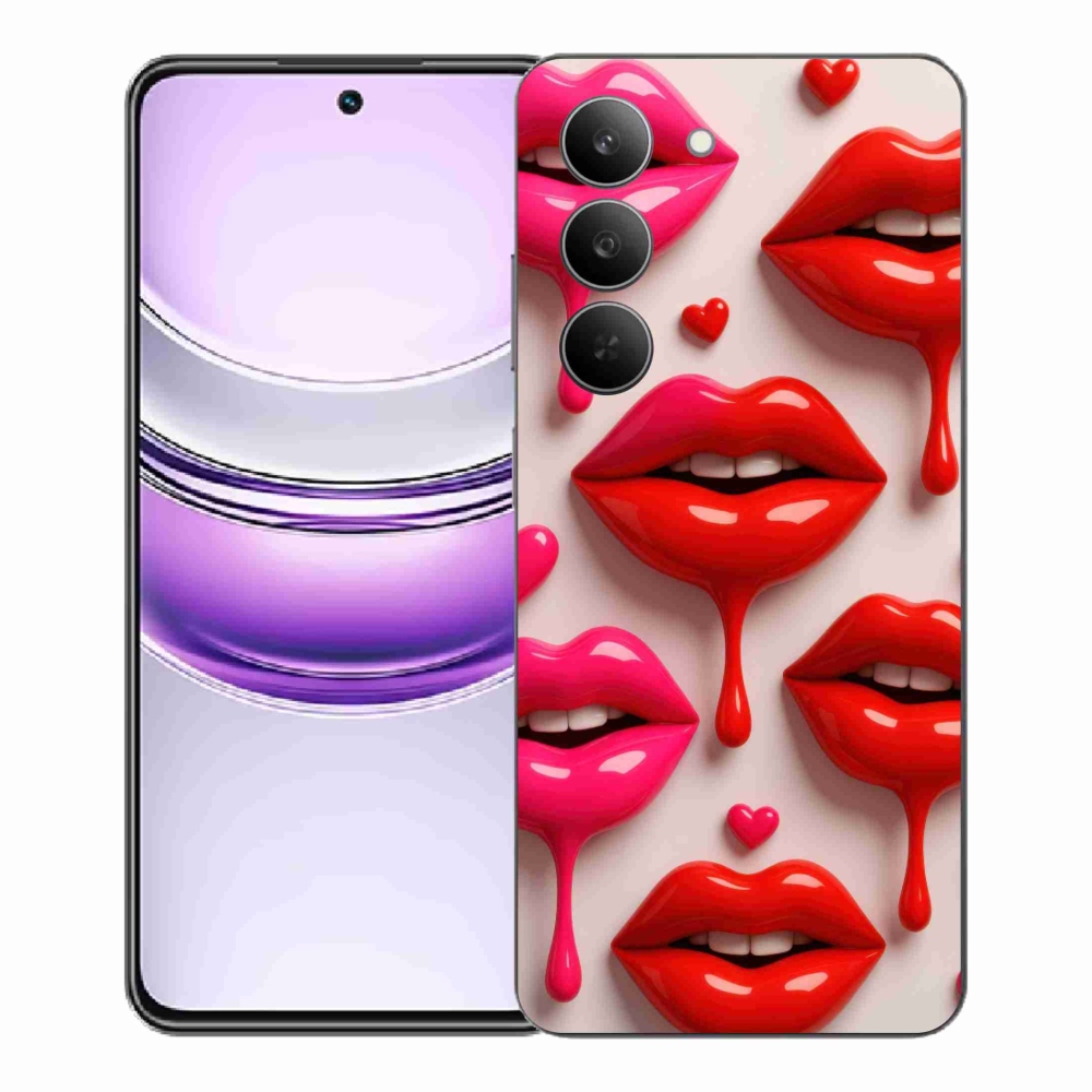 Gélový kryt mmCase na Realme 14x 5G - pery 2