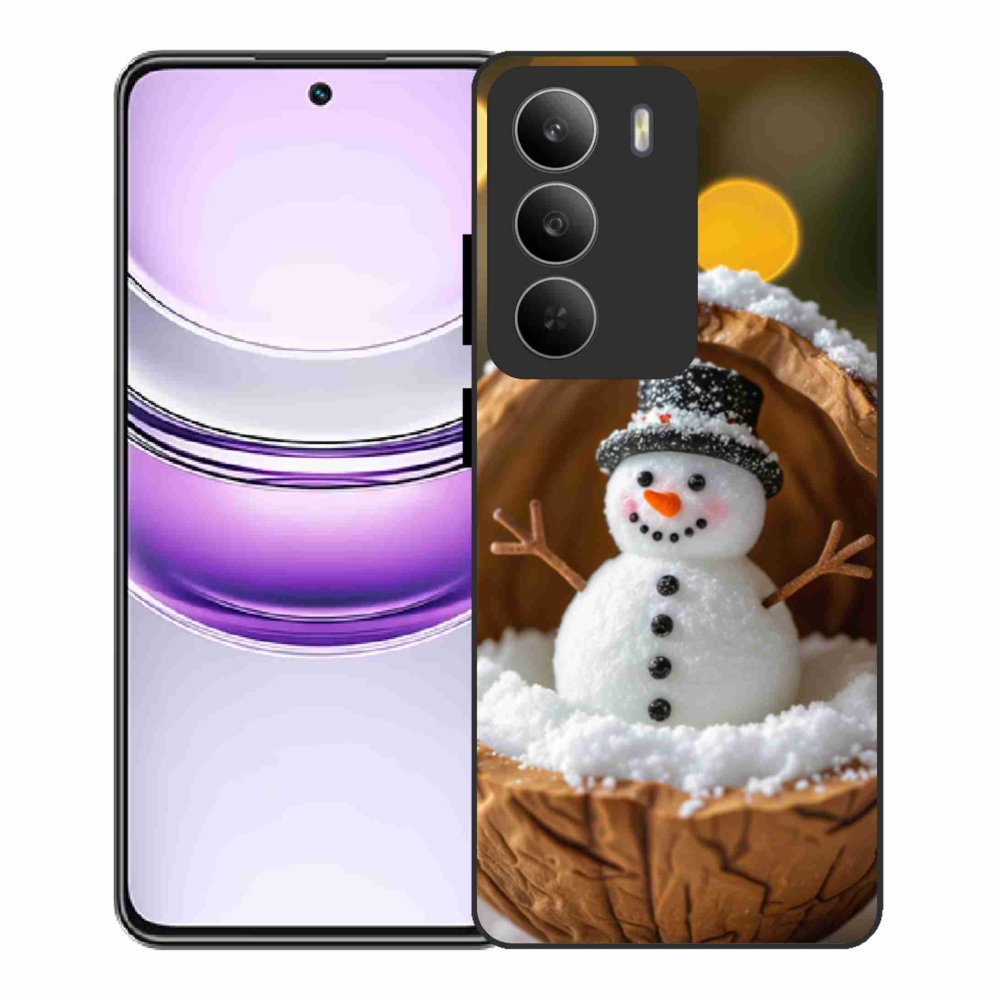 Gélový kryt mmCase na Realme 14x 5G - snehuliak 4