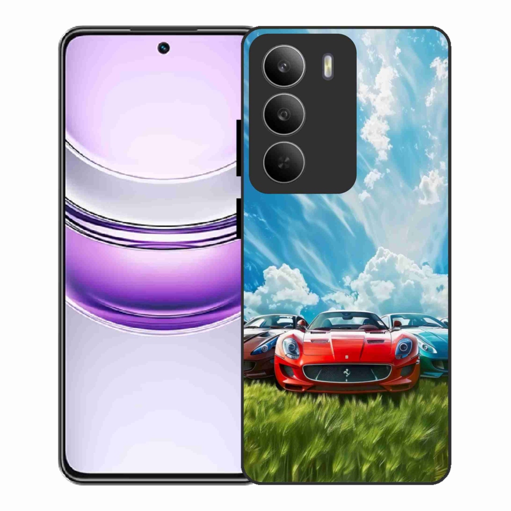 Gélový kryt mmCase na Realme 14x 5G - športové vozidlá