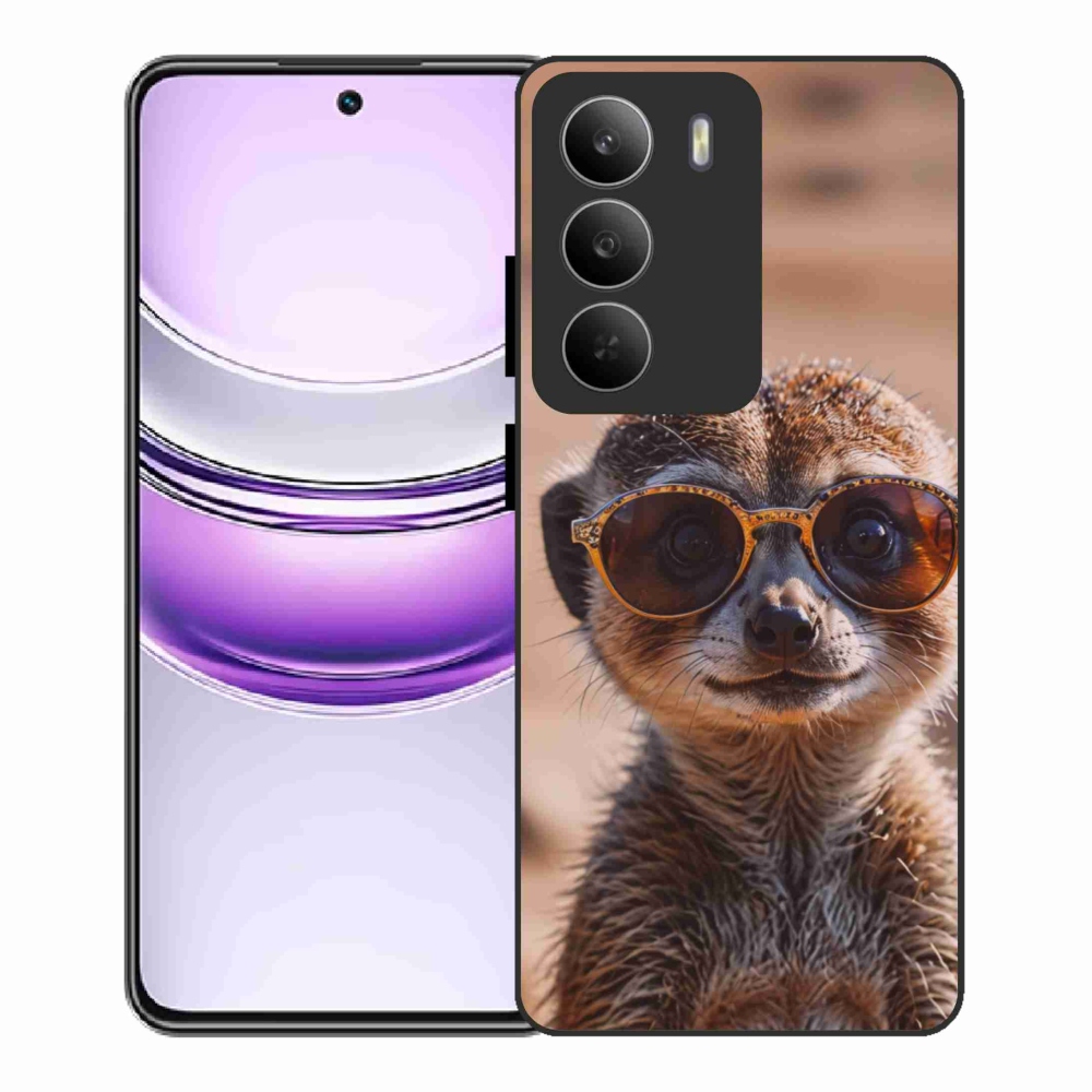 Gélový kryt mmCase na Realme 14x 5G - štýlová surikata