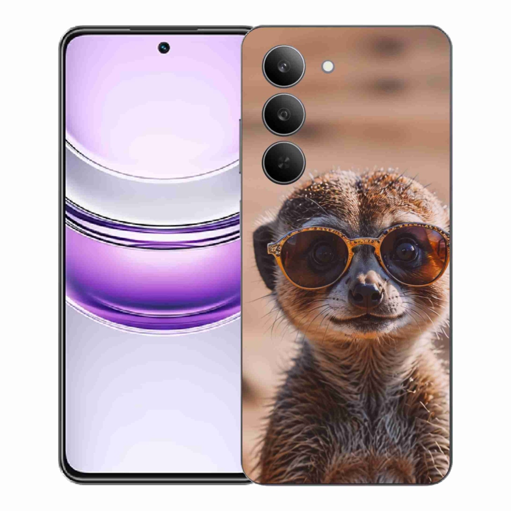 Gélový kryt mmCase na Realme 14x 5G - štýlová surikata
