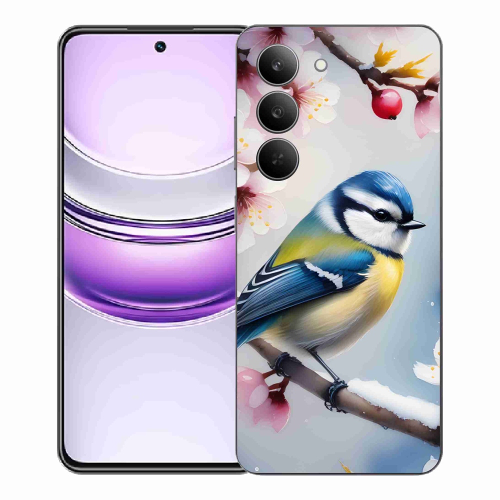 Gélový kryt mmCase na Realme 14x 5G - sýkorka