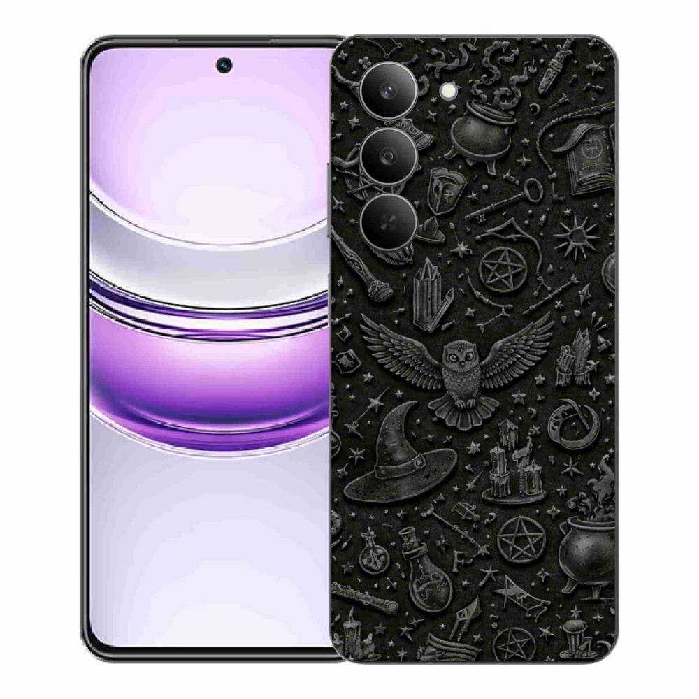 Gélový kryt mmCase na Realme 14x 5G - tmavý magický svet