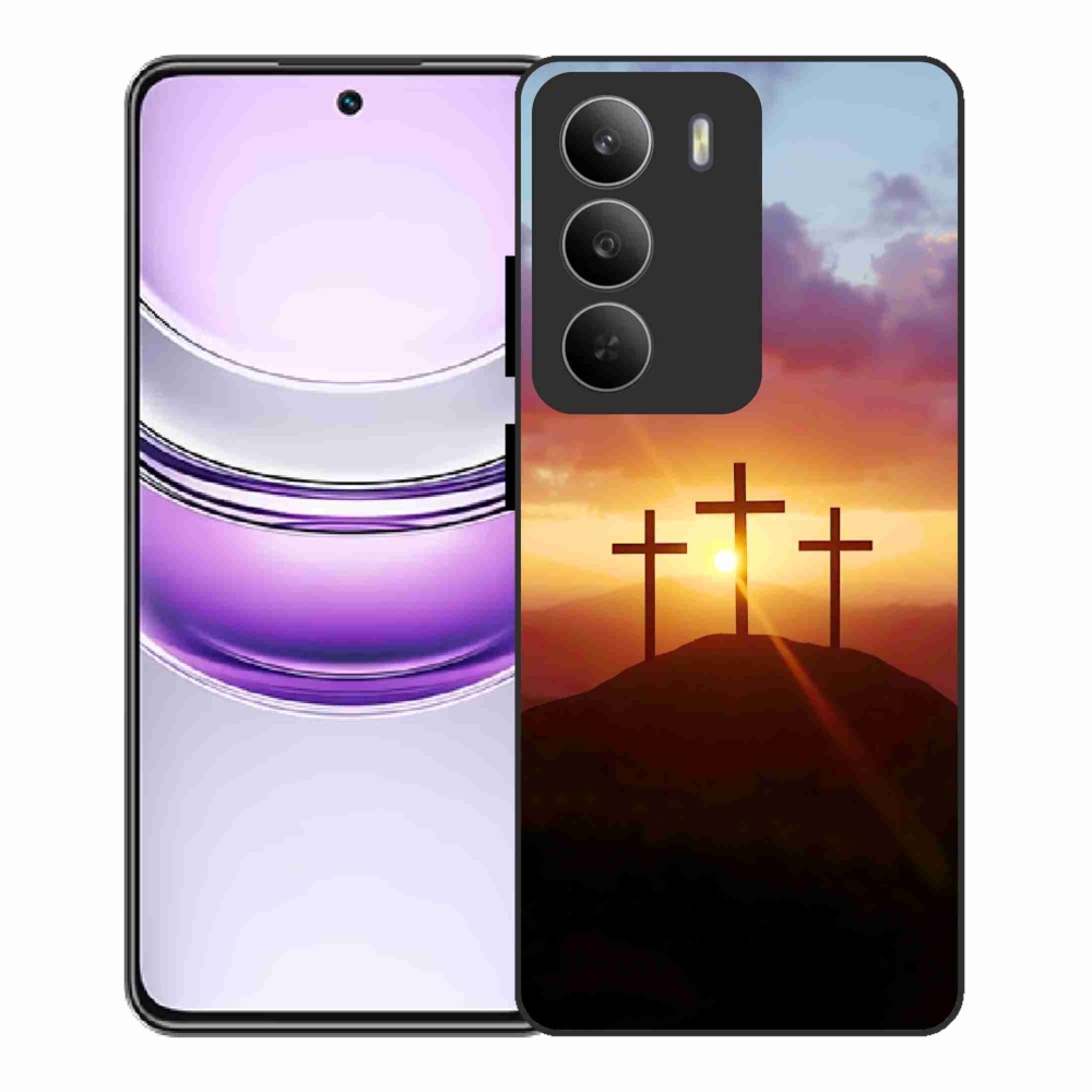Gélový kryt mmCase na Realme 14x 5G - tri kríža