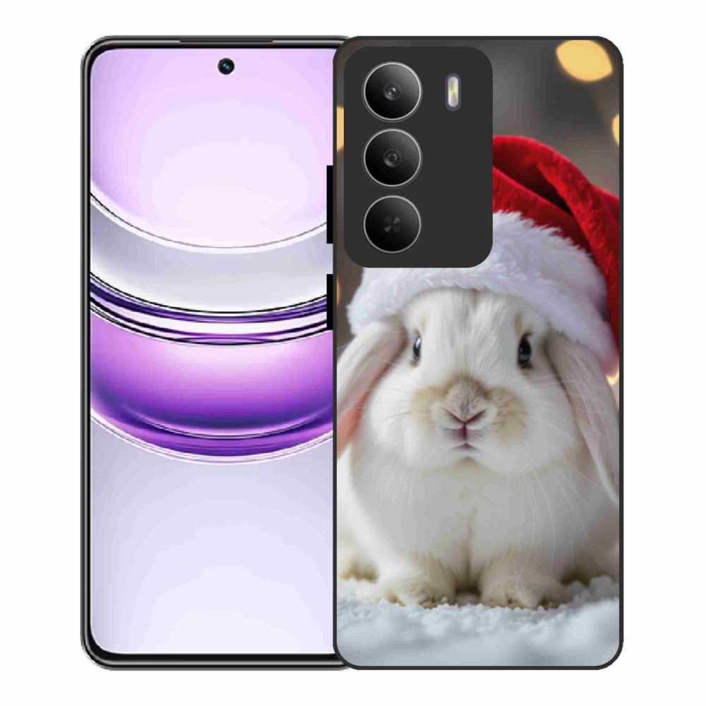 Gélový kryt mmCase na Realme 14x 5G - vianočný králik