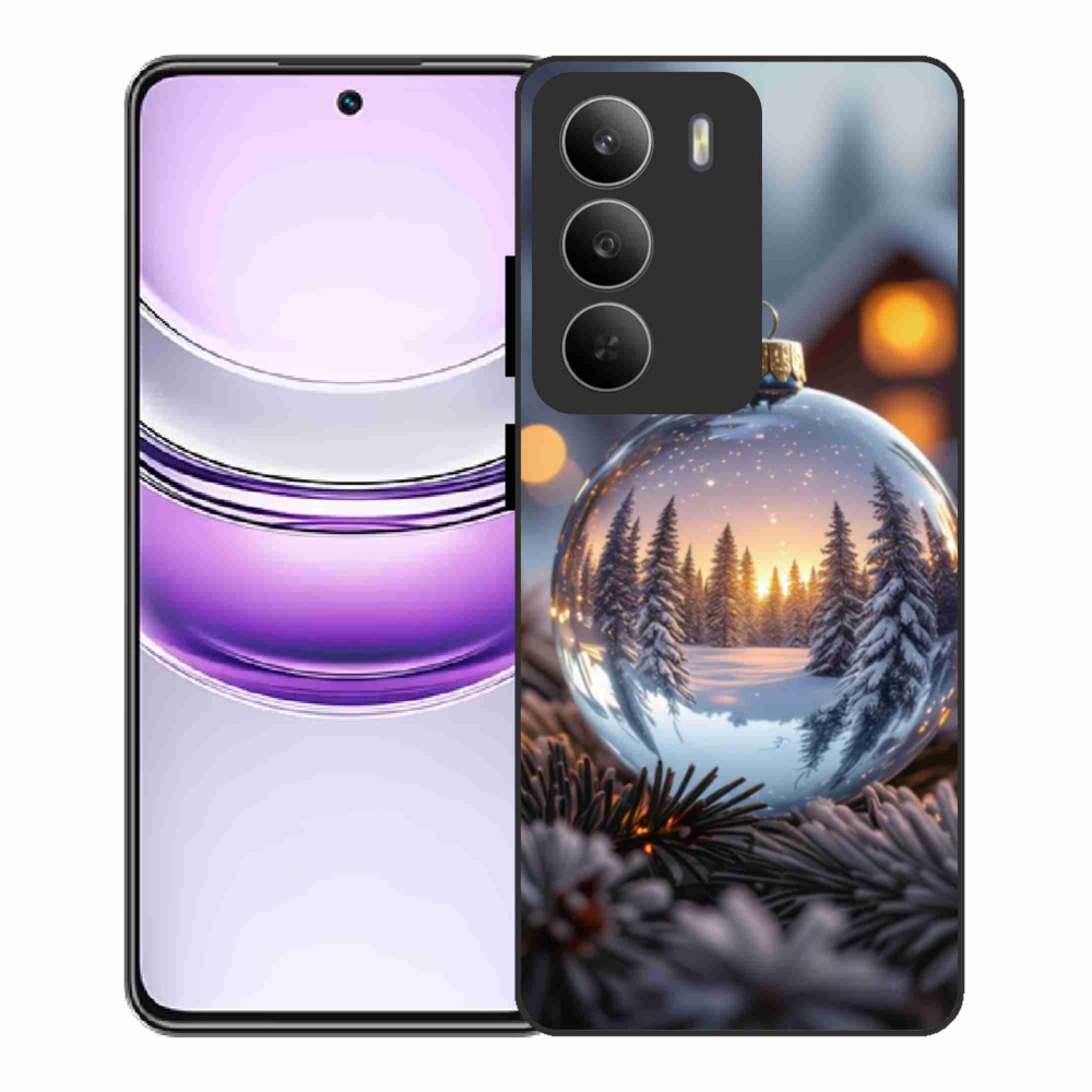 Gélový kryt mmCase na Realme 14x 5G - vianočná ozdoba