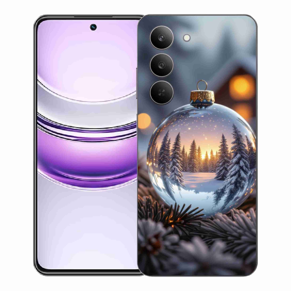 Gélový kryt mmCase na Realme 14x 5G - vianočná ozdoba