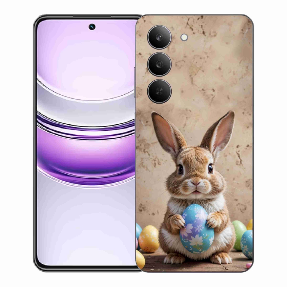 Gélový kryt mmCase na Realme 14x 5G - veľkonočný zajačik