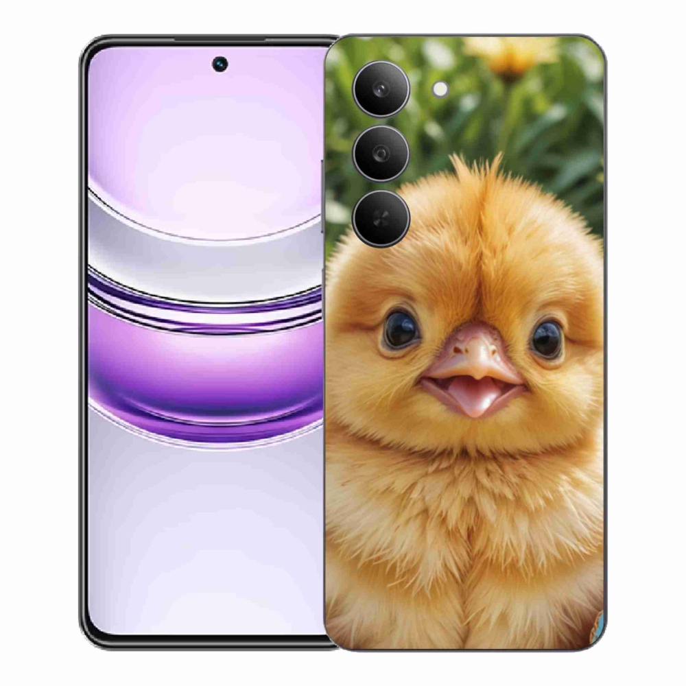 Gélový kryt mmCase na Realme 14x 5G - veselé kuriatko