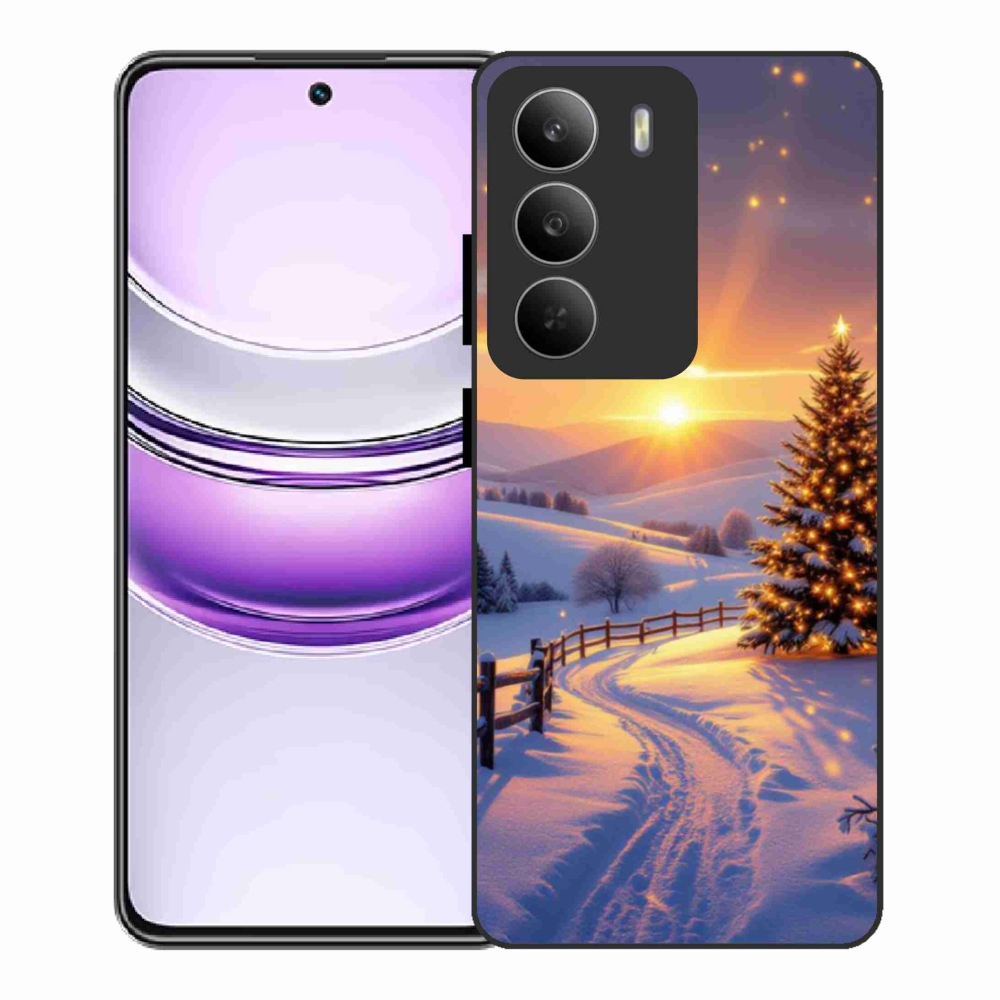 Gélový kryt mmCase na Realme 14x 5G - zimná krajina