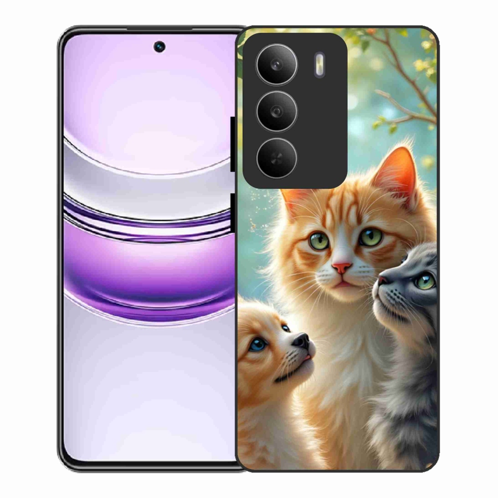 Gélový kryt mmCase na Realme 14x 5G - zvieracie priateľstvo 2