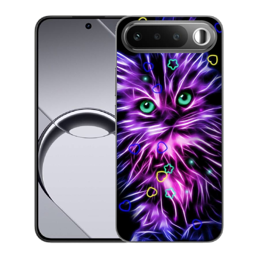 Gélový obal mmCase pre Realme 16 5G – abstraktná mačka