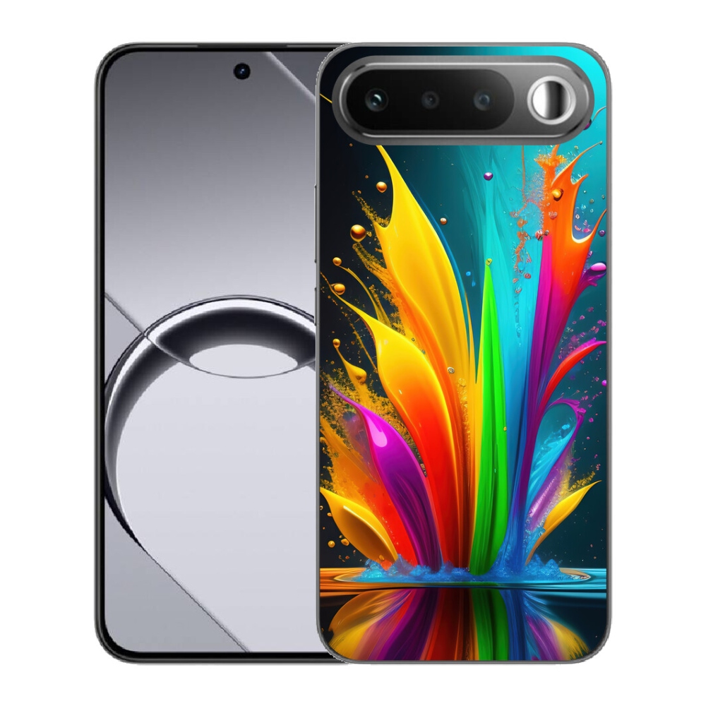 Gélový obal mmCase pre Realme 16 5G – abstraktný motív 1