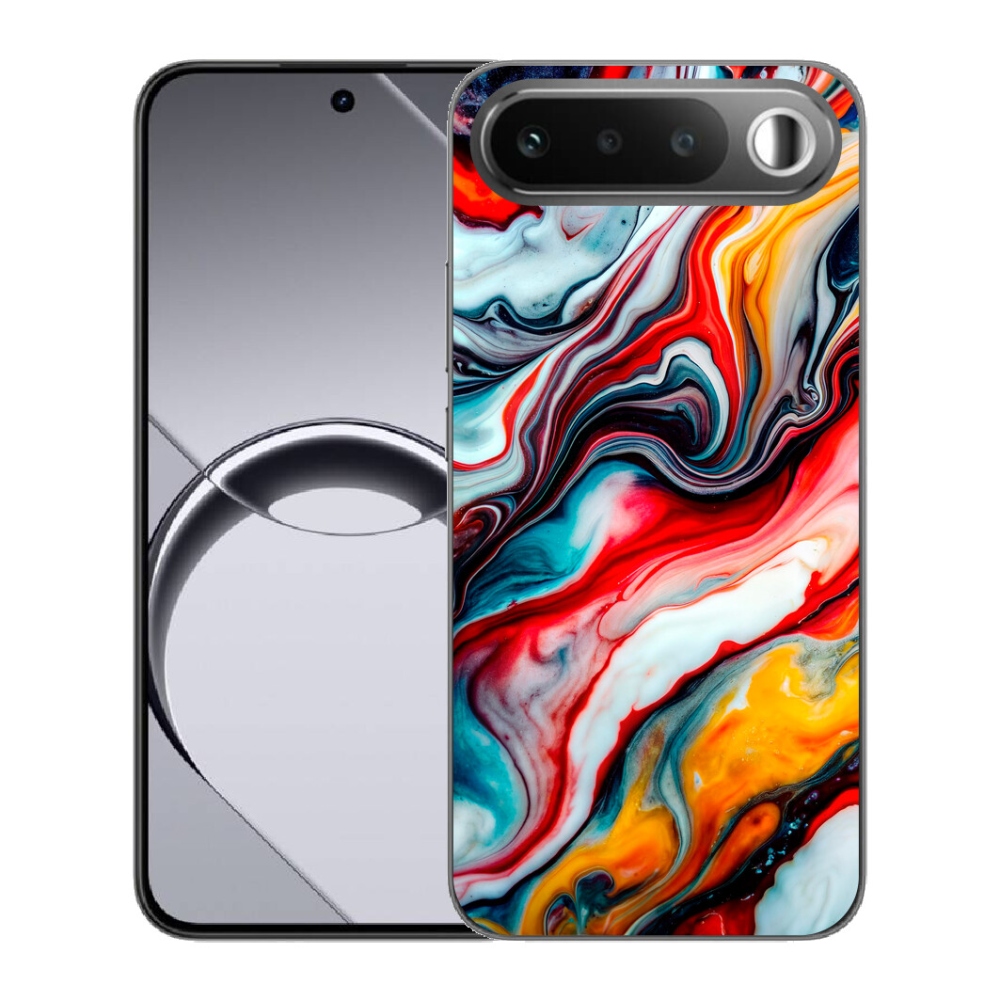 Gélový obal mmCase pre Realme 16 5G – abstraktný motív 35