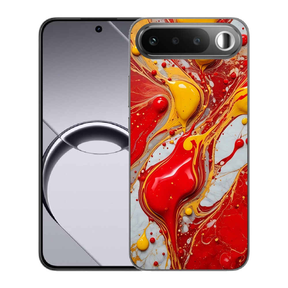 Gélový obal mmCase pre Realme 16 5G – abstraktný motív 42