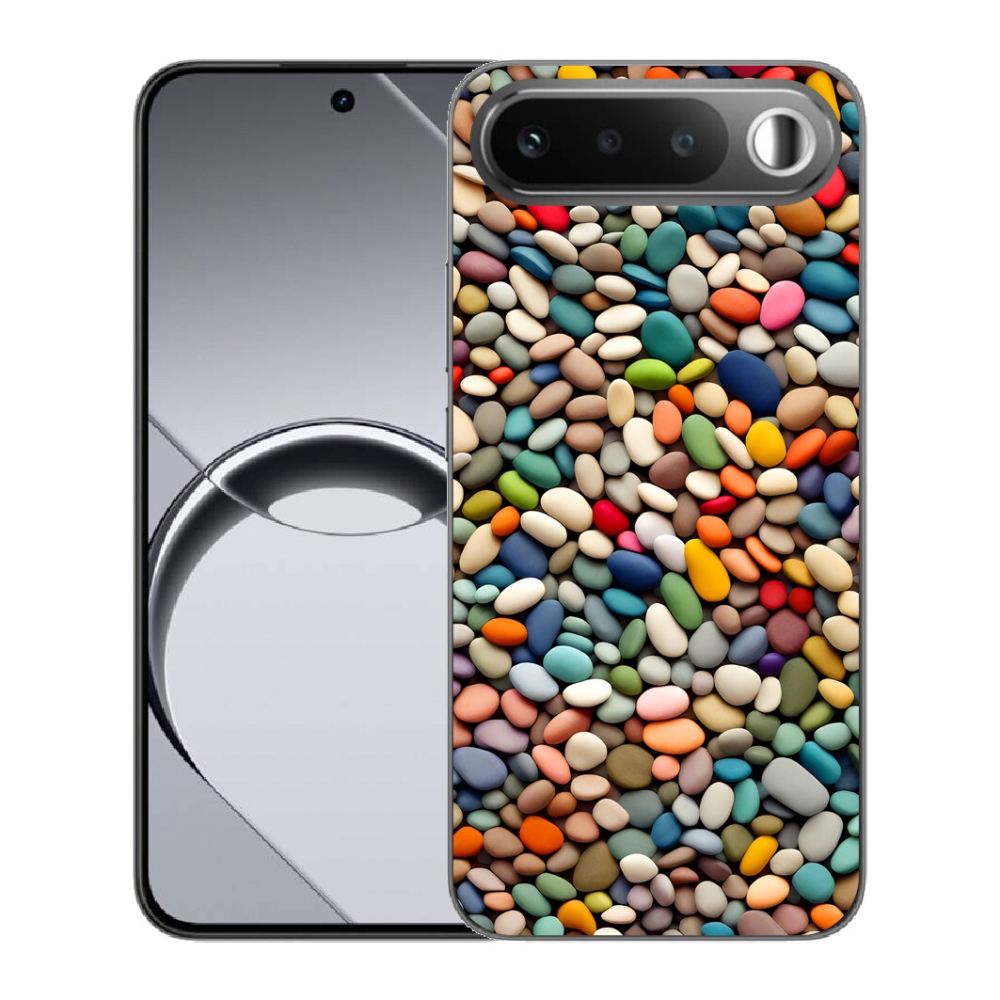 Gélový obal mmCase pre Realme 16 5G – farebné kamienky 2