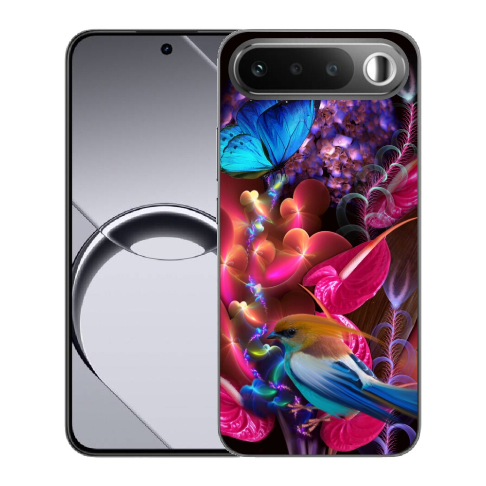 Gélový obal mmCase pre Realme 16 5G – farebné kvety
