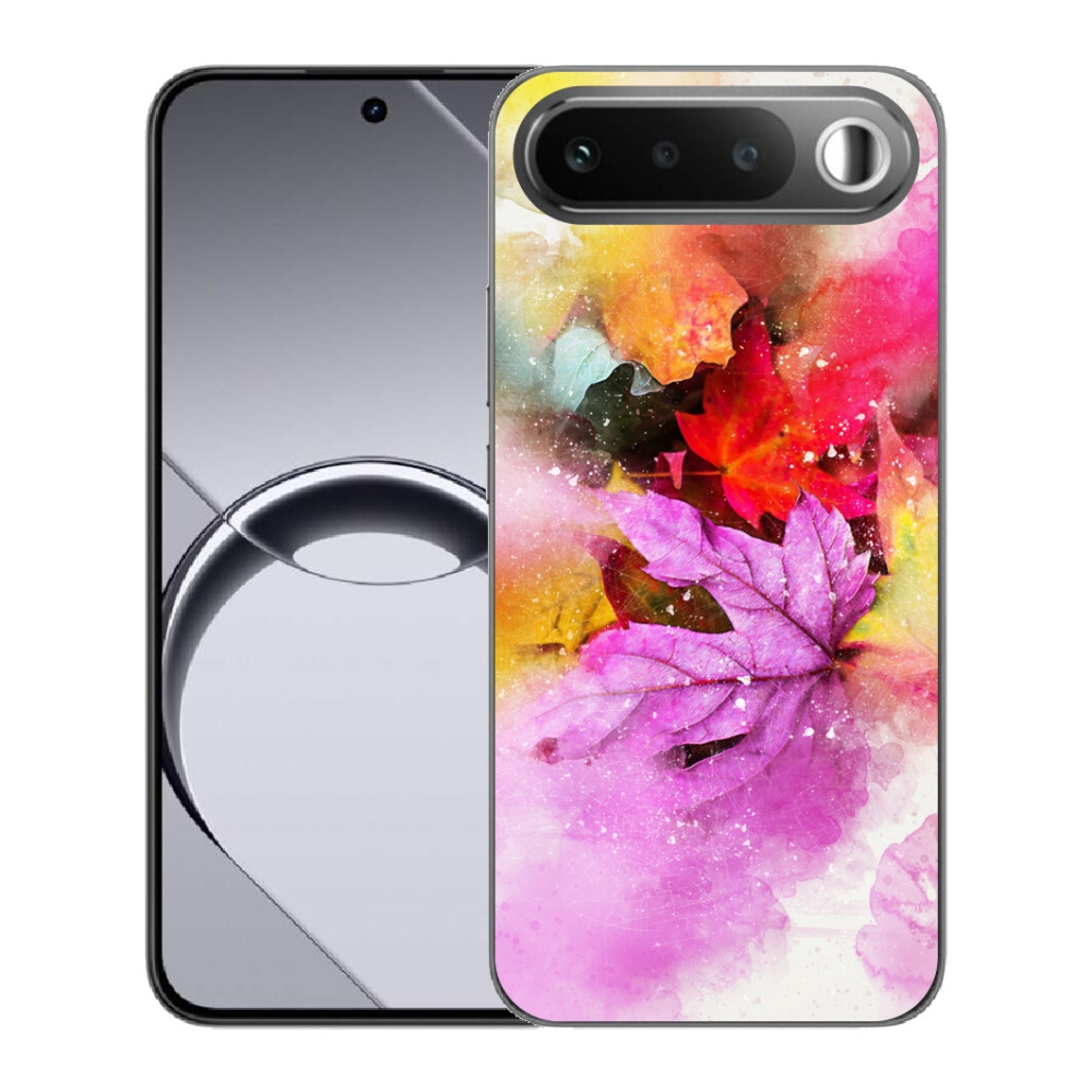 Gélový obal mmCase pre Realme 16 5G – farebné listy