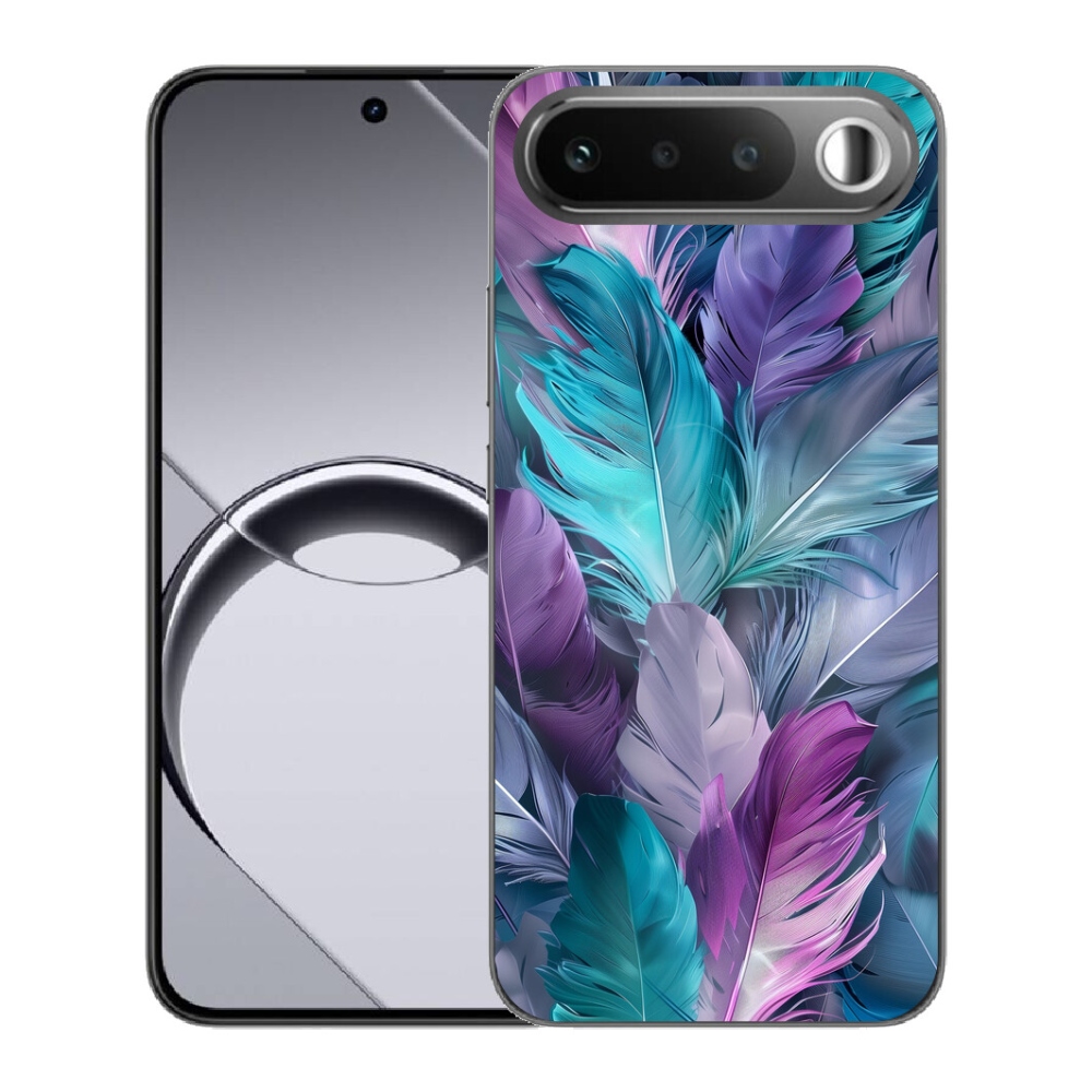 Gélový obal mmCase pre Realme 16 5G – farebné pierka 2
