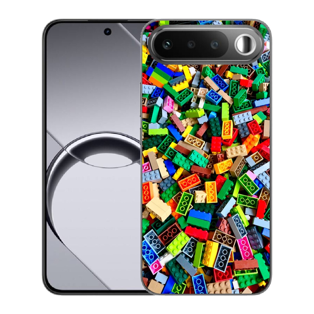 Gélové puzdro mmCase pre Realme 16 5G – farebné stavebné kocky