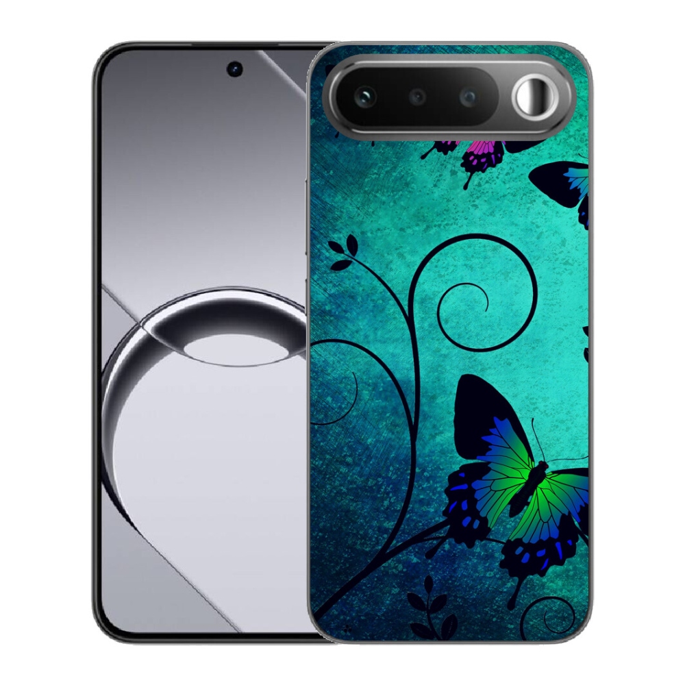 Gélový obal mmCase pre Realme 16 5G – farebné motýle