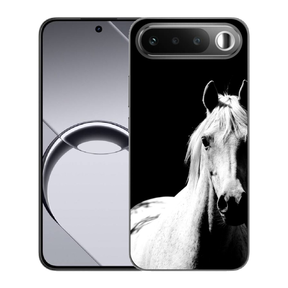Gélový obal mmCase pre Realme 16 5G – biely kôň 5