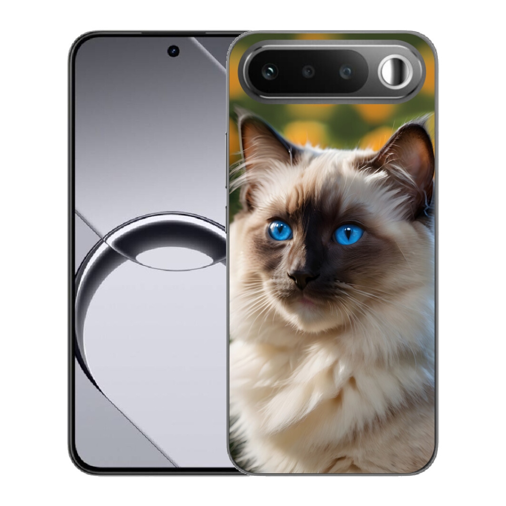 Gélový obal mmCase pre Realme 16 5G – biely ragdoll