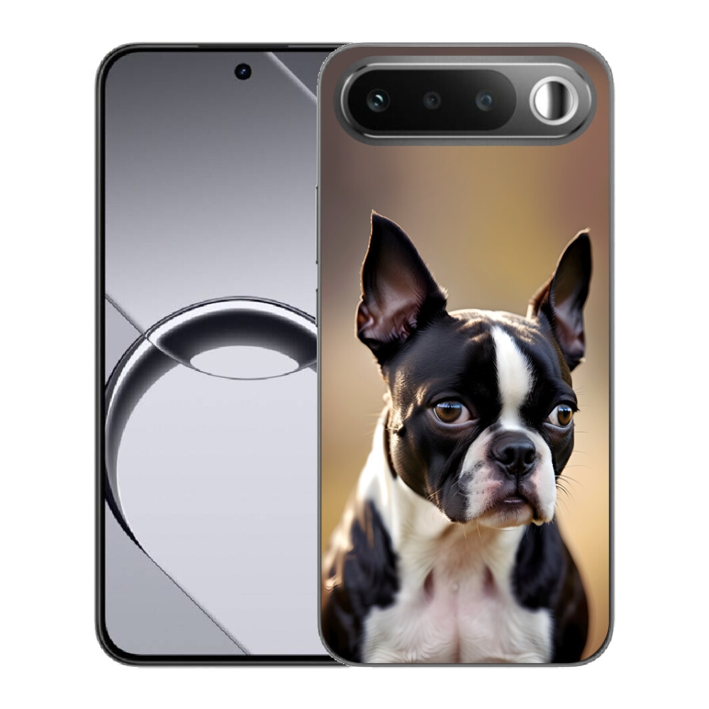 Gélový obal mmCase pre Realme 16 5G – bostonský teriér