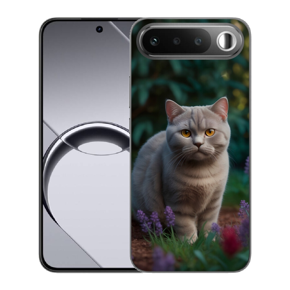 Gélový obal mmCase pre Realme 16 5G – britská mačka