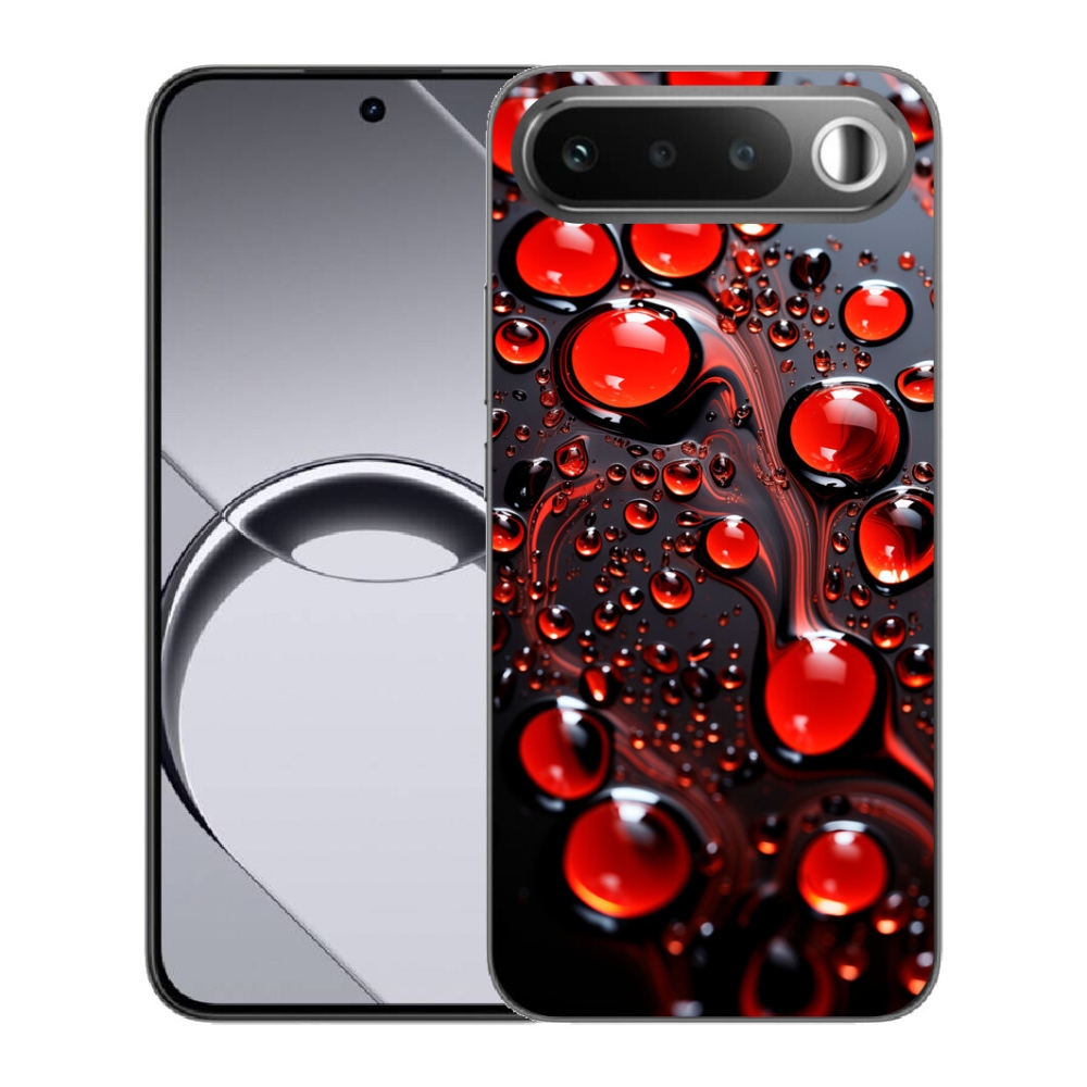 Gélový obal mmCase pre Realme 16 5G – červené kvapky 2