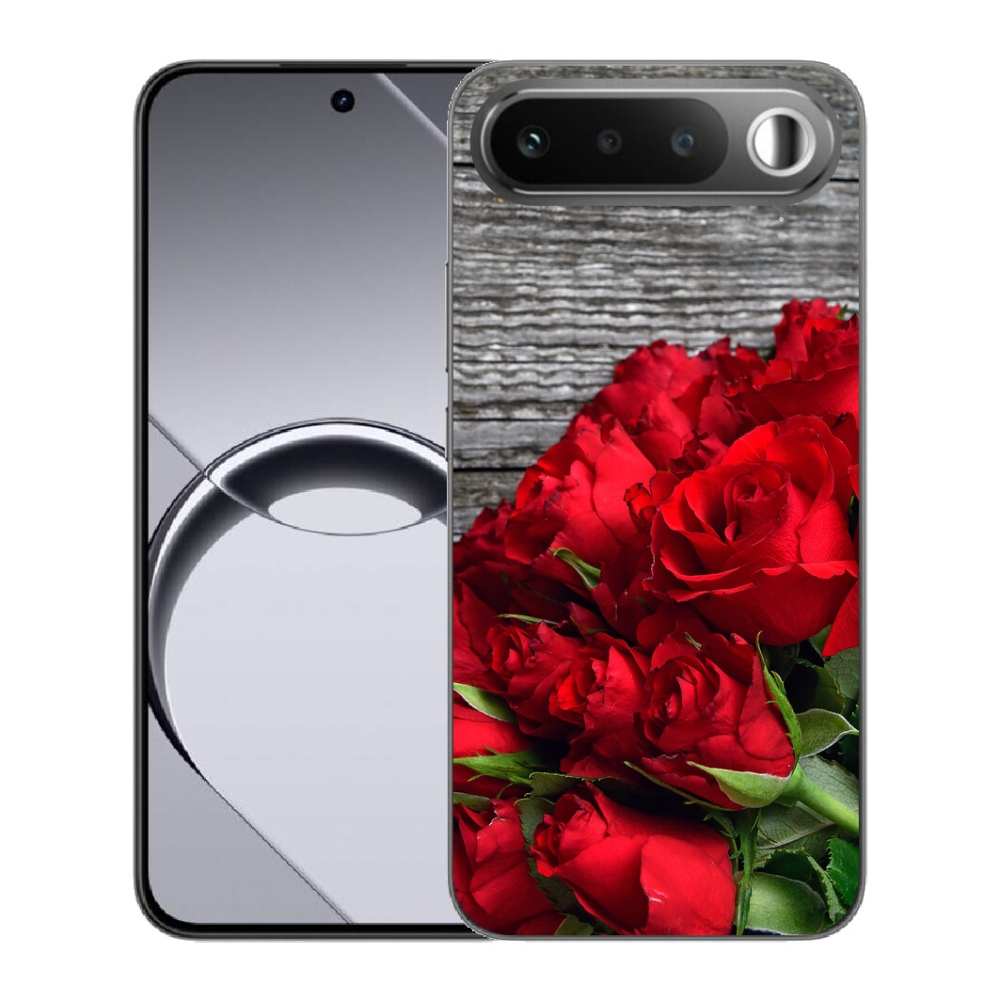 Gélový obal mmCase pre Realme 16 5G – červené ruže