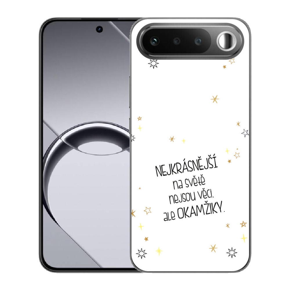 Gélový obal mmCase pre Realme 16 5G – citát 4 na bielom pozadí