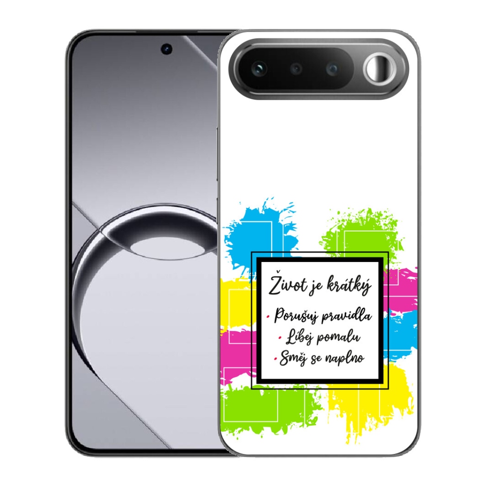 Gélový obal mmCase pre Realme 16 5G – citát 5 na bielom pozadí