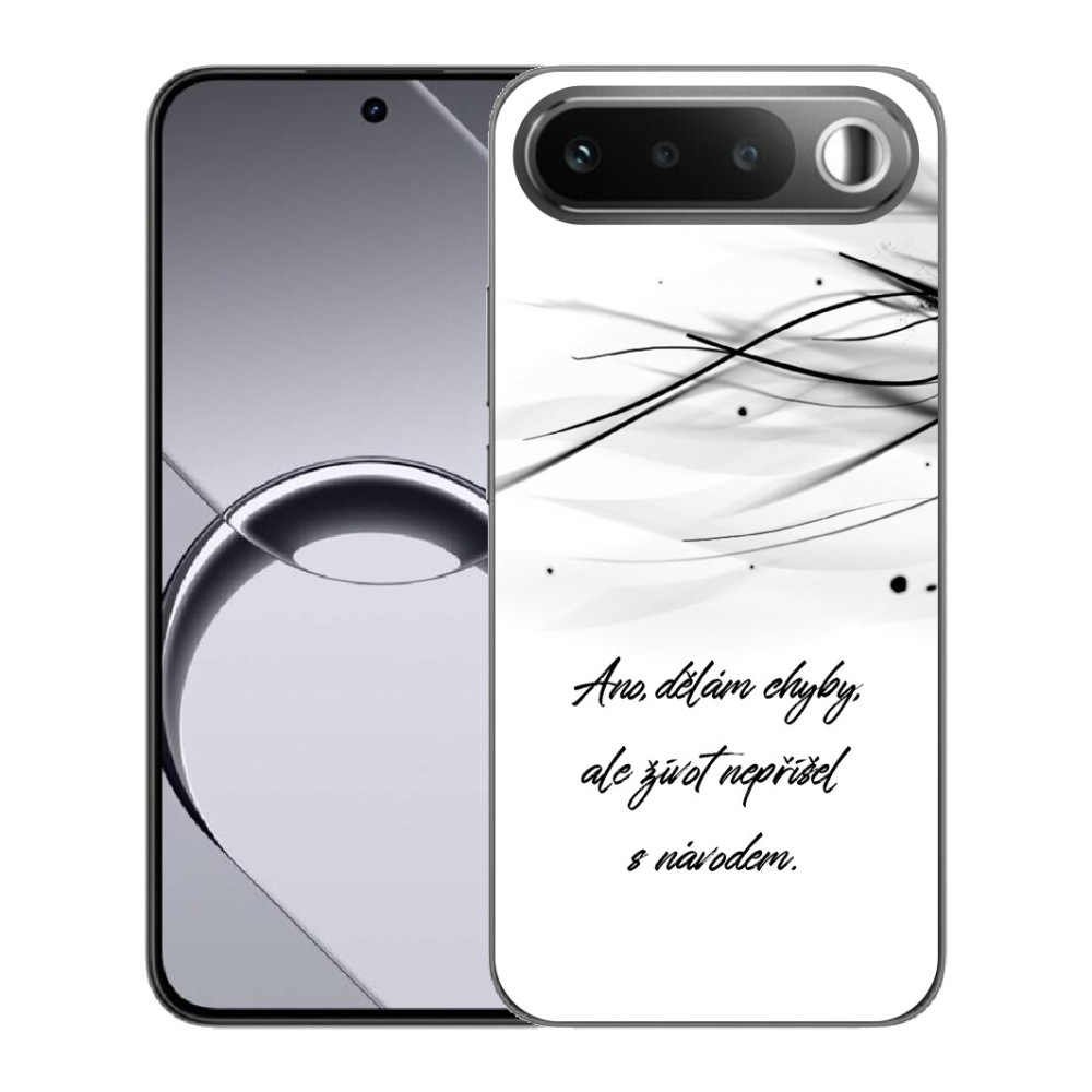 Gélový obal mmCase pre Realme 16 5G – citát na bielom pozadí