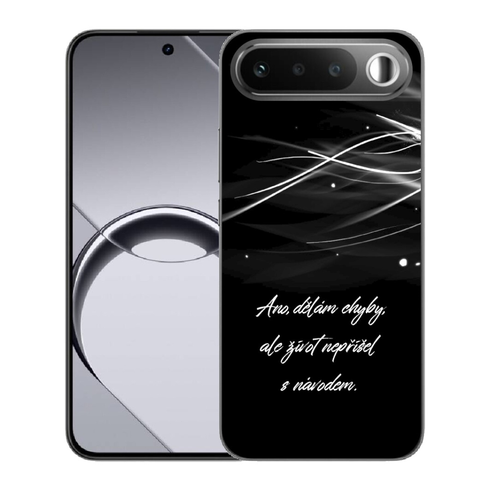 Gélový obal mmCase pre Realme 16 5G – citát na čiernom pozadí